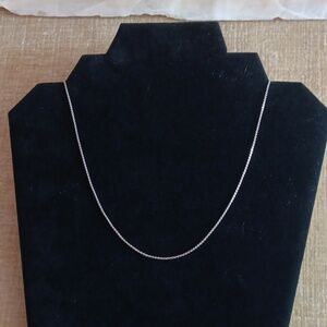 925 Italy Silver Delicate Tiny Chain Necklace